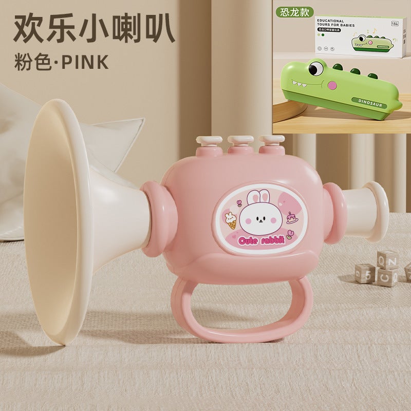 Baby Toy Musical Instrument - Blowable Whistle, Harmonica & More for Ages 0-3