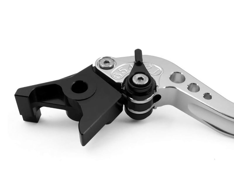 RIDE IT FOREVER Short Brake Clutch Levers for CBR500R/CB500F/X 2013-2021,GROM 2014-2023,CBR250R 2011-2013,CBR300R CB300F/FA 2014-2022,CB400F/CB400R 2013-2020-Silver - Image 2