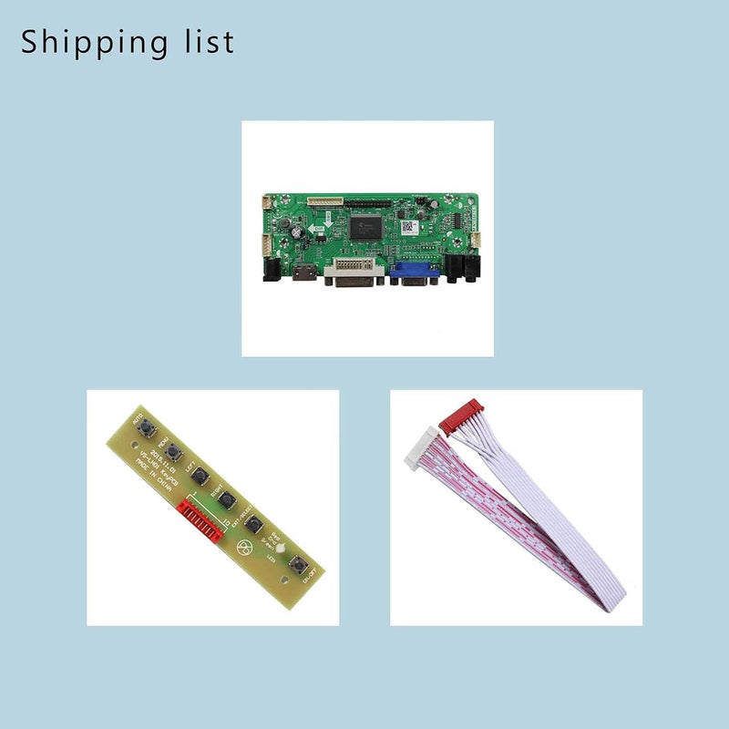 VSDISPLAY DVI VGA Audio LCD Controller Board 68676 Compatible with 32" 32 inch 1920x1080 HV320FHB N00 N02 N10 N80 N4K F40 LVDS Interface LCD Screen - Image 5