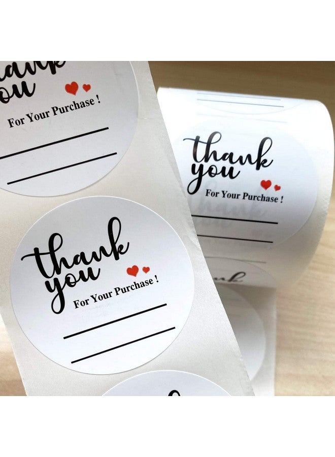 Top label Thank You For Your Purchase Stickersthank You Labels With Lineswritable Stickers For Businessbakerycafeboutiques2 Inch 500 Pcs Per Pack  - Image 3