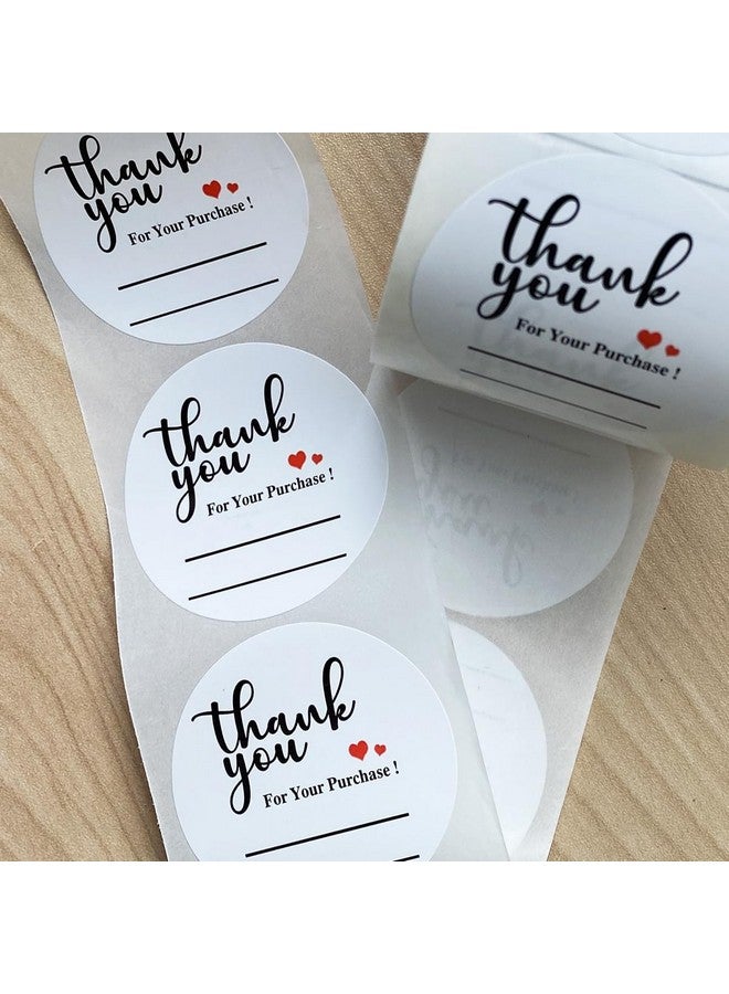 Top label Thank You For Your Purchase Stickersthank You Labels With Lineswritable Stickers For Businessbakerycafeboutiques2 Inch 500 Pcs Per Pack  - Image 2