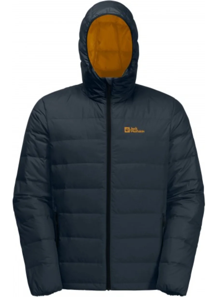 جاك ولفسكن 1207671_C0412_A08 Ather Down Hoody M Men's Goose Down Jacket Navy Blue