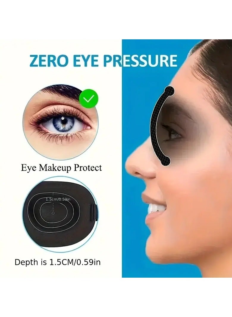2 Pcs - 3D Soft Padded Lightweight Sleep Eye Mask for Relaxation and Comfort While Sleeping - Image 5