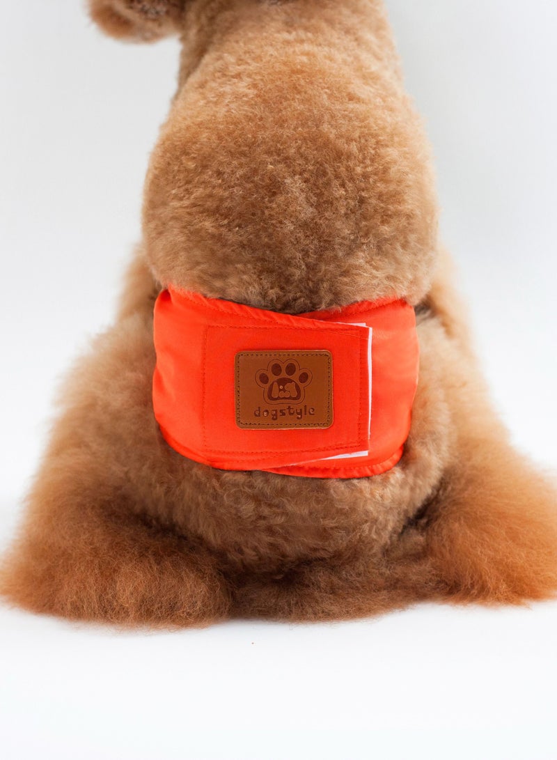 Loquat Pet dog pants sanitary pants Orange - Image 2