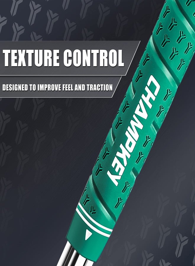 CHAMPKEY WRAP-Y Rubber Golf Grips 13 Pack Come with All Repair Kits - High Feedback and Traction Golf Club Grips(Standard, Green) - Image 4