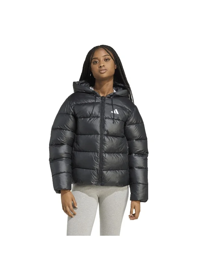 Adidas W Ess Sd P Hd J Black Outdoor Jackets For Women 2XS