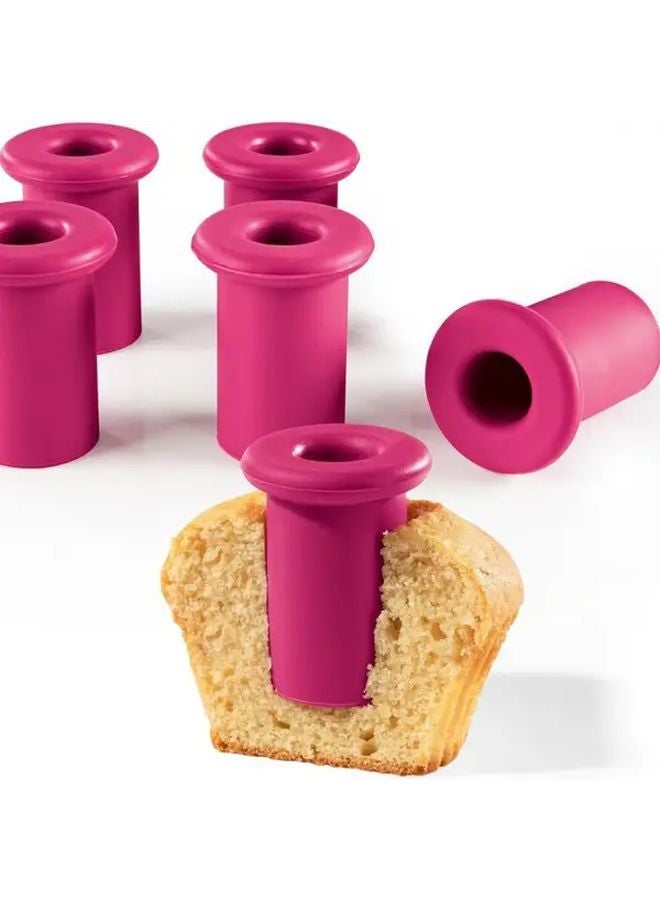 Pink 3pcs Cookie Cutters For Hollowing Out And Filling Muffins Cupcakes - Image 4