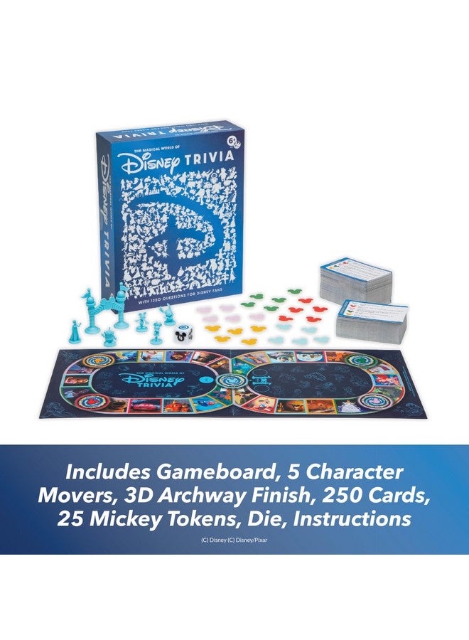 PlayMonster The Magical World of Disney Trivia Games - Board Games for Family Night, Family Games, Multi-Player Board Game, Family Board Game, Travel Games, Disney Game, Ages 6+ - Image 2