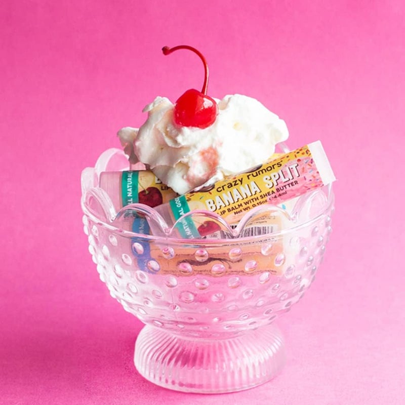 Crazy Rumors Banana Split Lip Balm - 100% Natural, Vegan, Plant-Based, Made in USA (0.15 oz) - Image 3