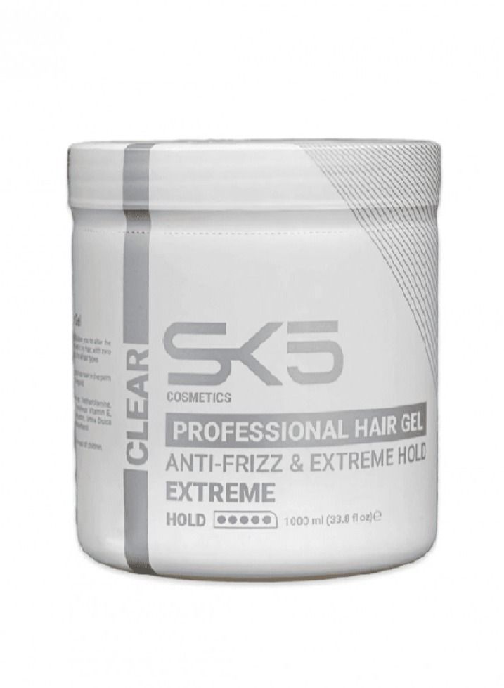 SK5 COSMETICS Professional Hair Styling Gel Clear 1000ml