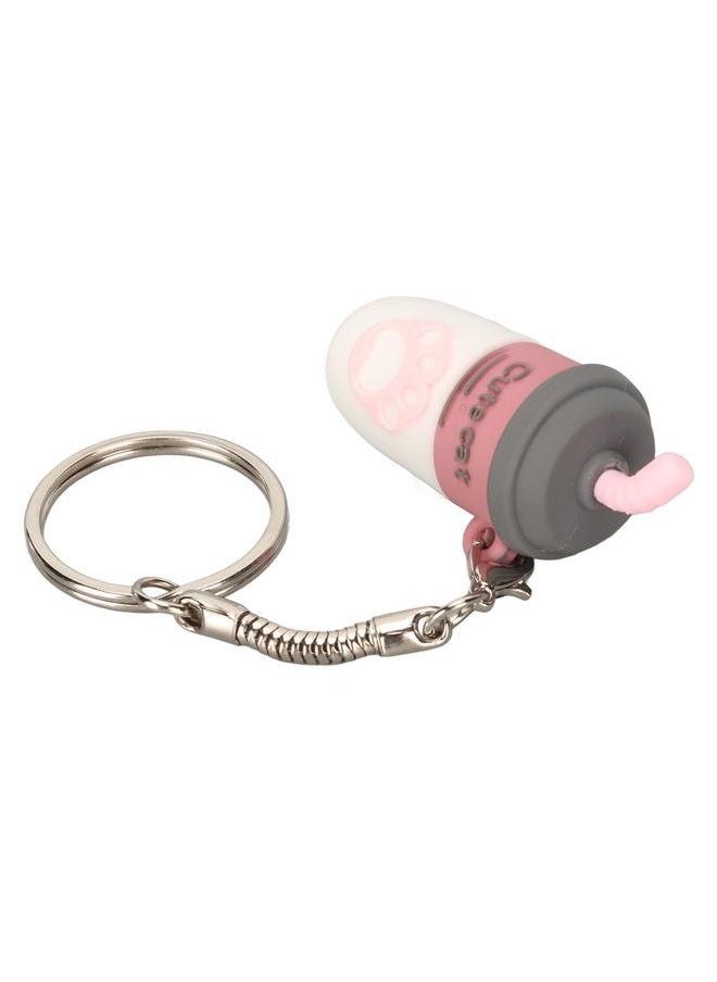 Thoraya Cartoon Milk Tea Cup Music Car USB Flash Drive PVC Soft Rubber Creative Gift USB Flash Drive V013 - Berry Cat Pink 64GB  - Image 2