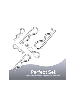 Neiko 50457A Hair Pin Assortment Kit, 150 Piece | Zinc Plated Steel Clips For Use on Hitch Lock System  - Image 3