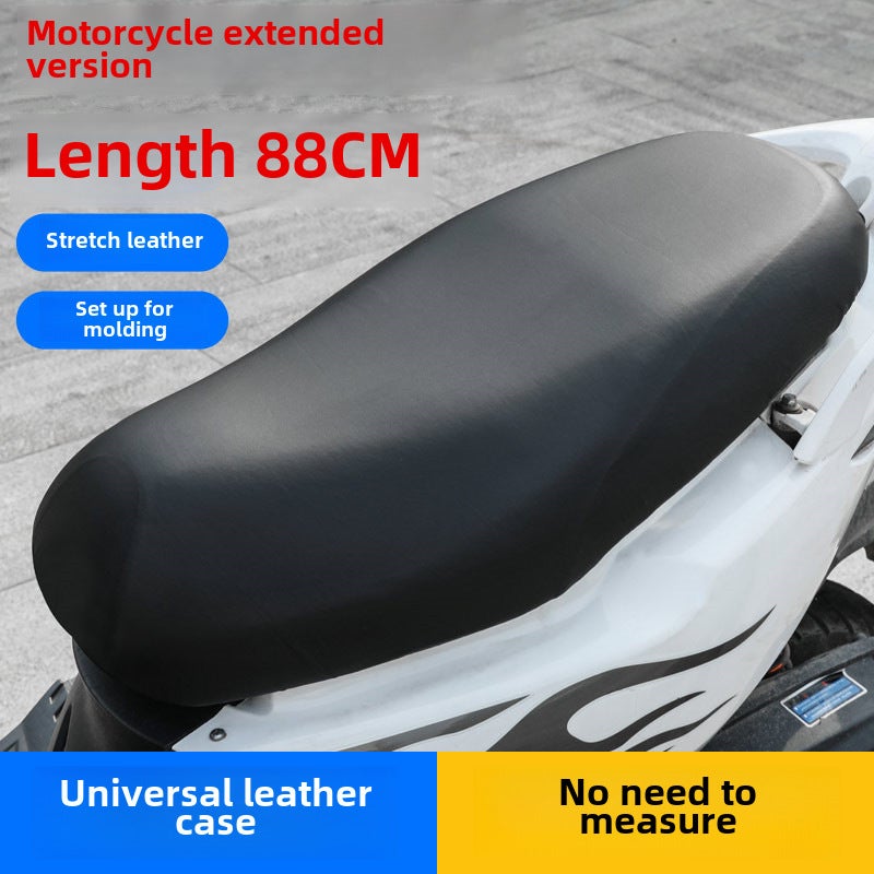 Generic Electric Bike Seat Cushion Cover Weather Resistant Dark brown