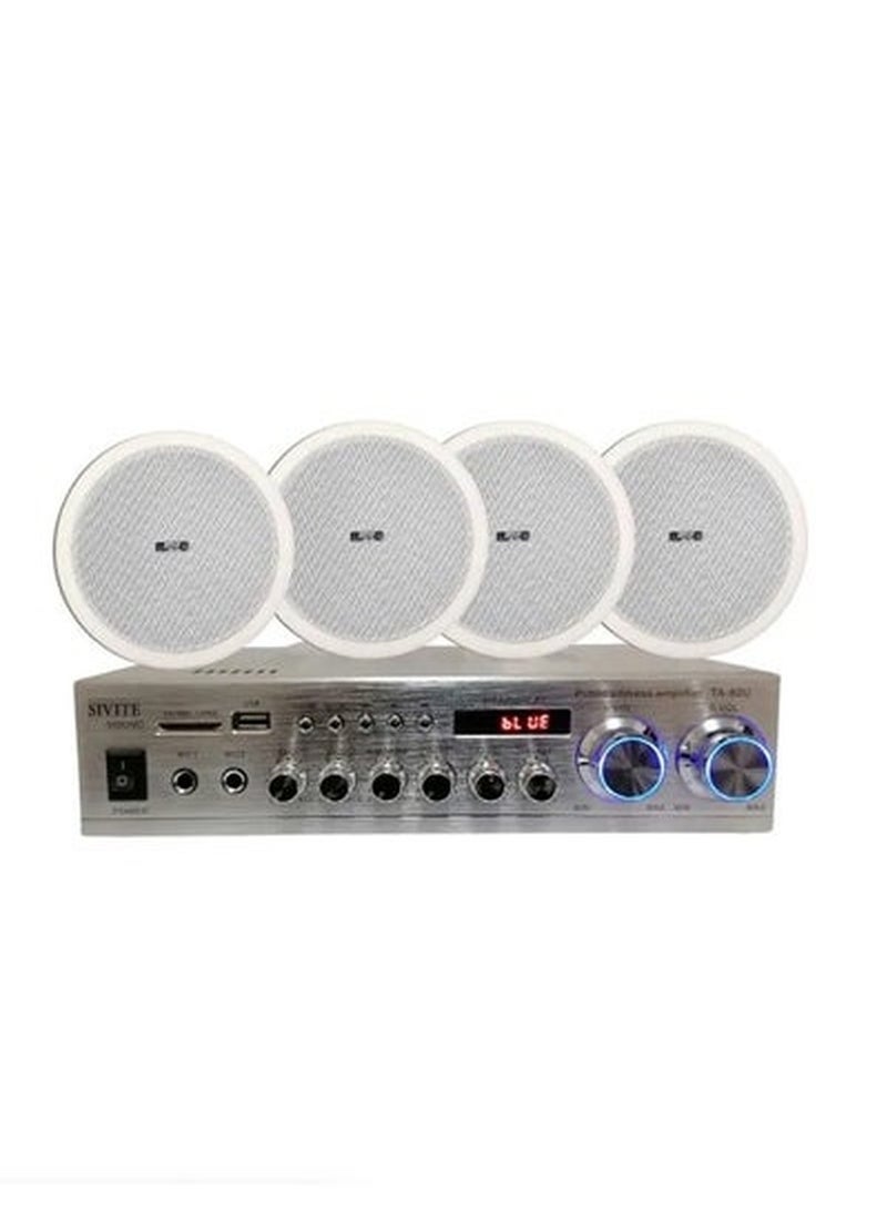 Sound System 4 Ceiling Headset Bluetooth Safety Device