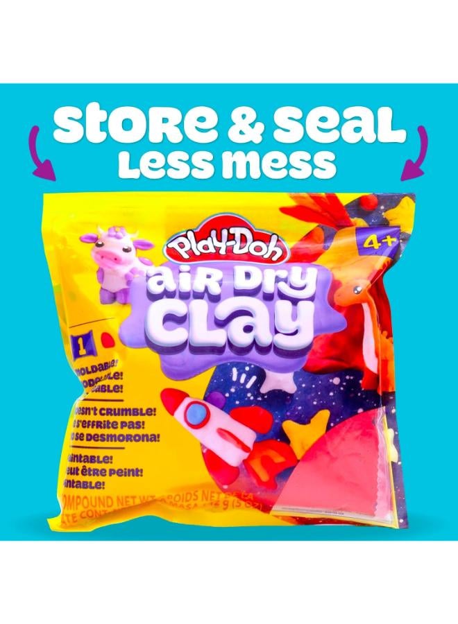 Play-Doh PLAYDOH AIR CLAY SINGLE COLOR BAG (5OZ) RED - Image 1
