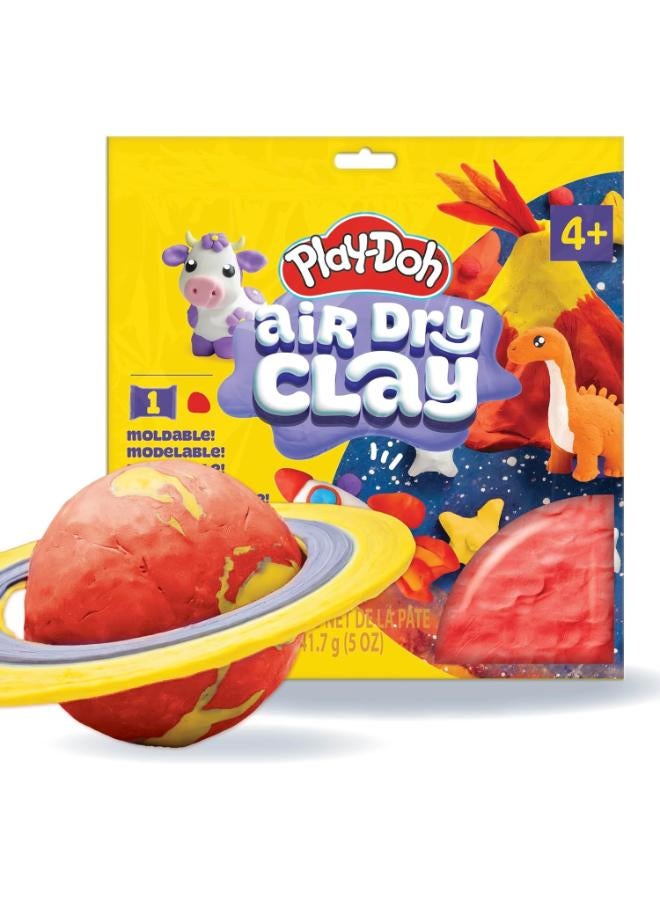 Play-Doh PLAYDOH AIR CLAY SINGLE COLOR BAG (5OZ) RED - Image 5