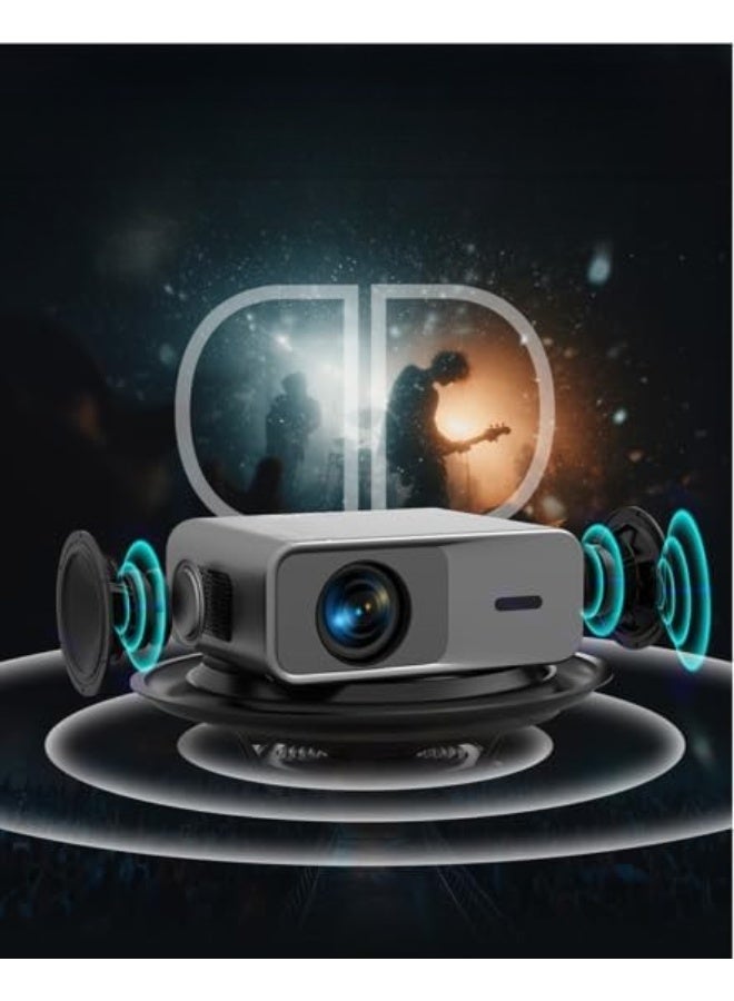 4K Projector with Google TV – Portable Smart Home Theater, Auto Focus & Keystone, HDR10, WiFi 6 & Bluetooth, Full HD Support - Image 2