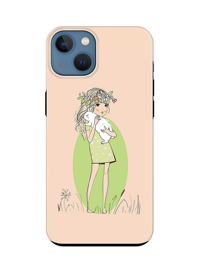 Tough Pro Series Case for Apple iPhone 14 Plus Case Dual Layer hybrid PC & TPU Customized Mobile Cover Shield with inner TPU protection Matte Finish - Bunny Cuddles