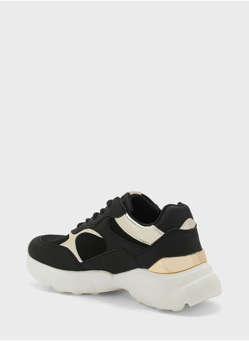 Ginger - Metallic Detail Sneaker - Image 1