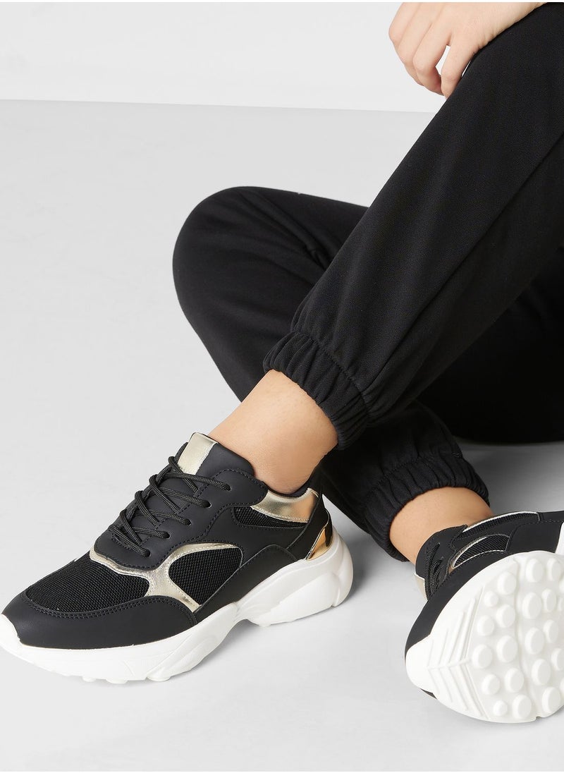 Ginger - Metallic Detail Sneaker - Image 1