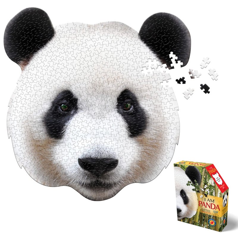 Madd CAPP Puzzles I AM Panda 550 Pieces Animal Shaped Jigsaw Puzzle - Image 2