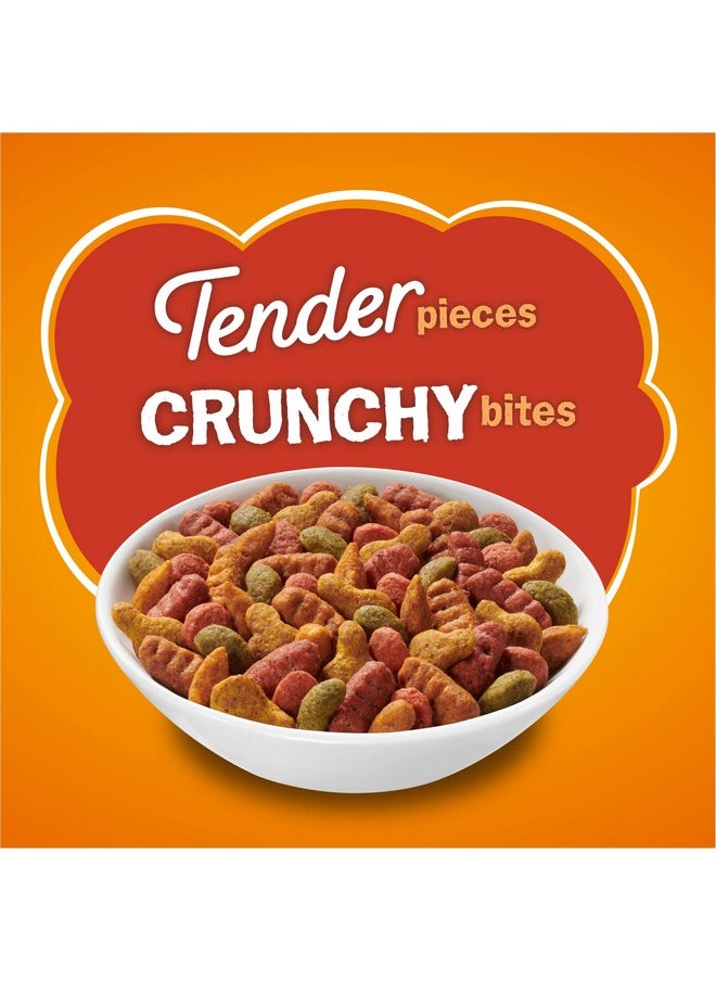 فريسكس طعام القطط الجاف Purina Friskies، مجموعة طرية ومقرمشة - (عبوة من 4 أكياس) 3.15 رطل  - Image 3