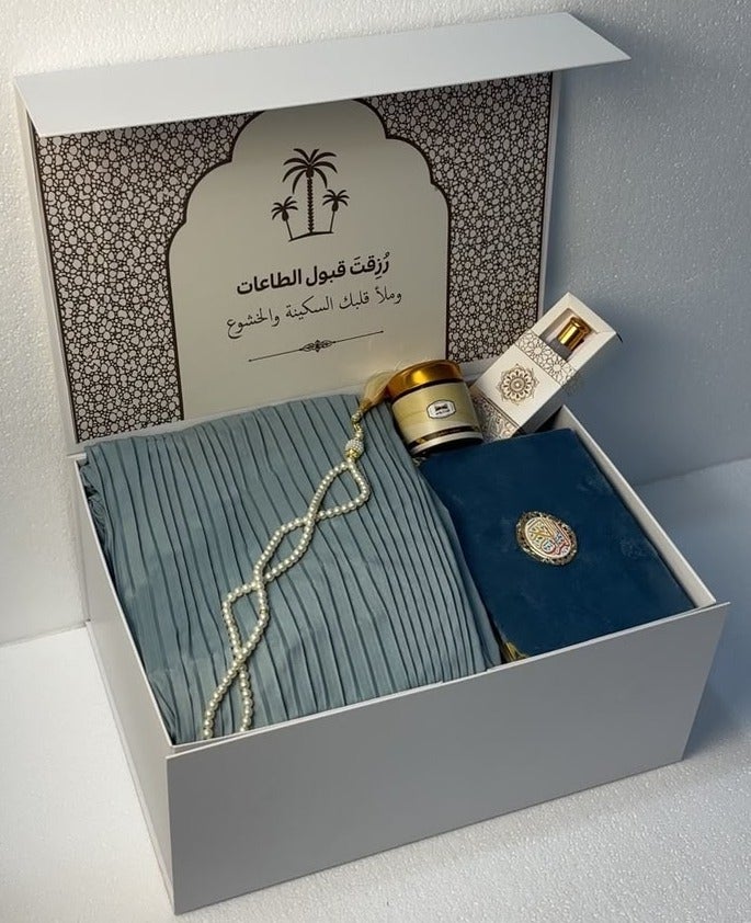Royal Serenity Carpet Package with a spiritual arrangement inside a luxurious box - Image 1