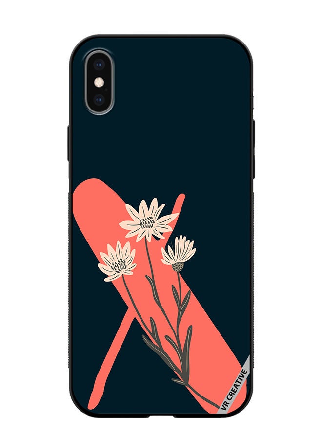 VR CREATIVE Protective Case Cover For Apple iPhone XS Max Alphabet X Design Multicolour - Image 1
