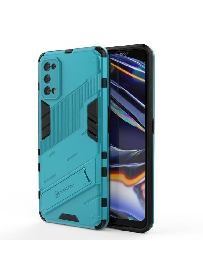 اس-توب جراب لهاتف OPPO Realme 7 Pro Punk Armor 2 في 1 PC + جراب TPU مقاوم للصدمات مع حامل غير مرئي - Image 1