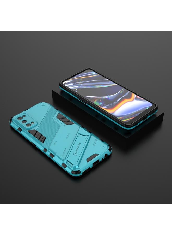 اس-توب جراب لهاتف OPPO Realme 7 Pro Punk Armor 2 في 1 PC + جراب TPU مقاوم للصدمات مع حامل غير مرئي - Image 2