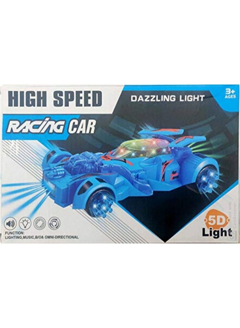 High Speed Racing Toy Car with Dazzling 5d Light and Music - Image 3