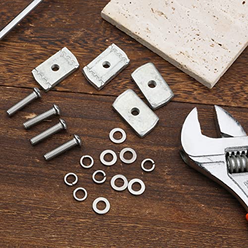 AIEX 8pcs Screws Kit Fit Rhino-Rack Pioneer Rotopax M6 304 Stainless Steel Machine Screws for Rhino Rack Pioneer Rotopax Screws Nut Kit Machine Screws Accessories for Car Bracket 43203 (25mm) - Image 3