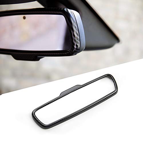 Crosselec Carbon Fiber Rearview Mirror Frame Cover Trim For Dodge Charger 2015+ - Image 3