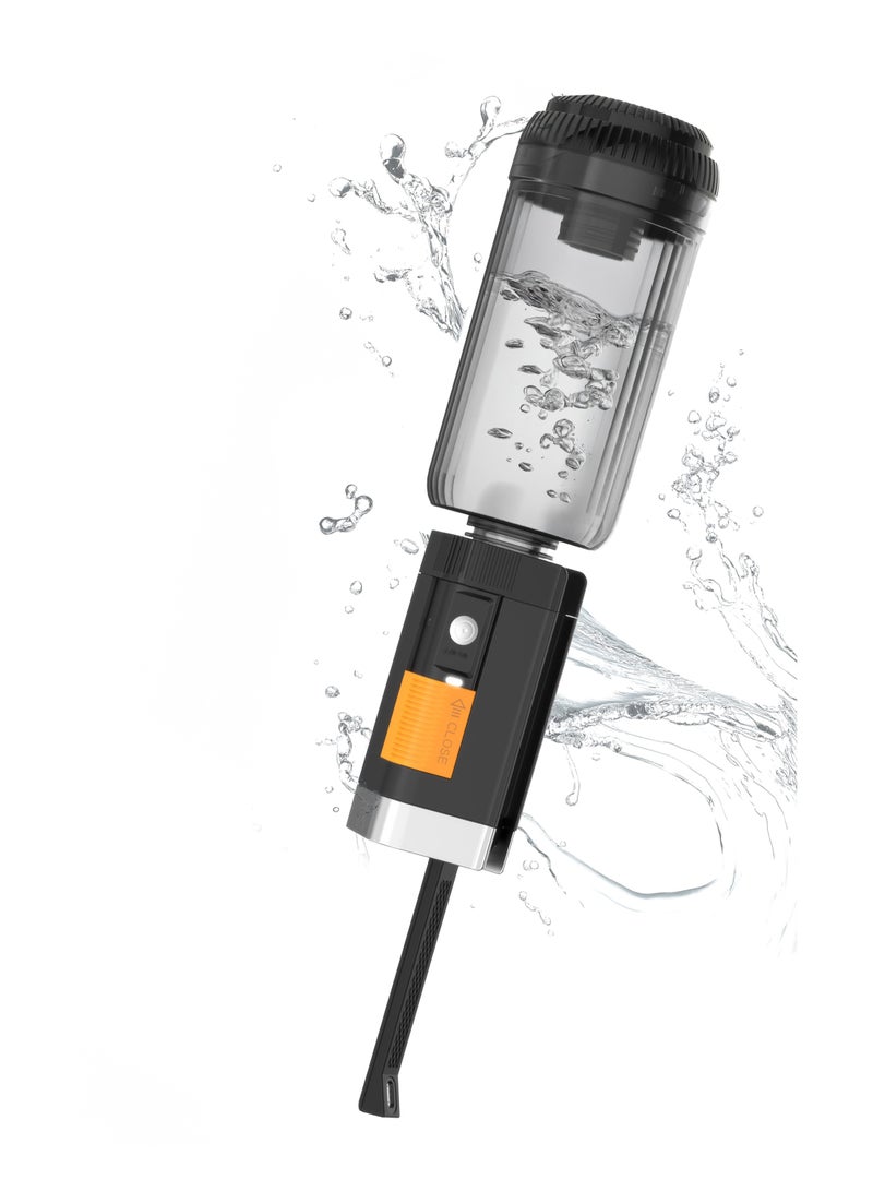 porodo Electric Travel Bidet / 400mL Water Reservoir /180° Adjustable Nozzle / Water Resistant / Rechargeable Portable Bidet for Travel, Camping or Outdoor Activities - Black - Image 1