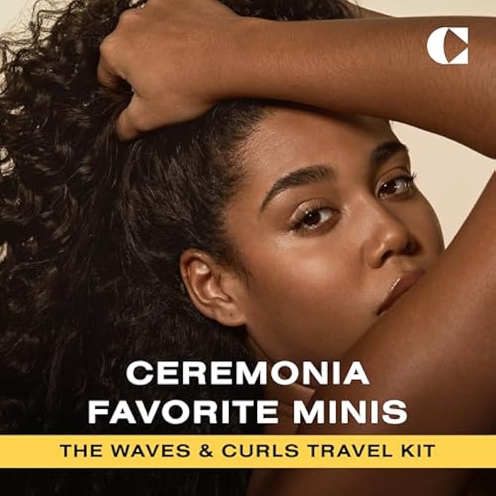 Ceremonia The Waves & Curls Travel Kit Mini Set Ultimate Hair Wellness Bundle for Textured Hair - Image 2