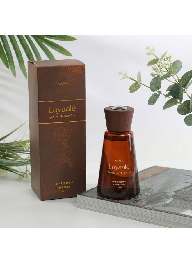 DANUBE HOME Layaale Reed Diffuser 500ml Rose Oudwood Luxury Home Fragrance - Image 4