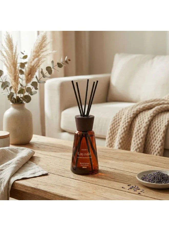 دانوب هوم Layaale Reed Diffuser 500ml Rose Oudwood Luxury Home Fragrance