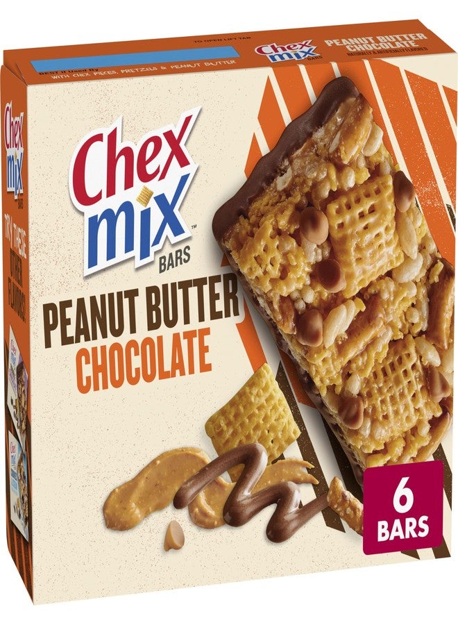 Chex Mix Peanut Butter Chocolate Treat Bar, 6 Bars - Image 1