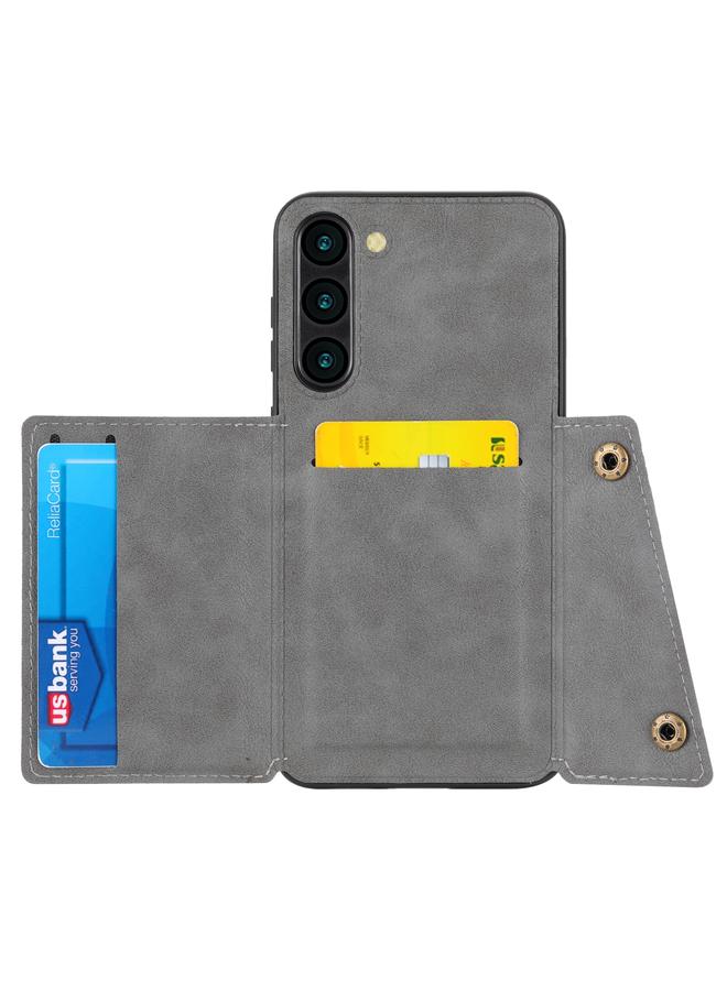 اس-توب جراب لهاتف Samsung Galaxy S23 5G جراب هاتف مغناطيسي مزدوج الإبزيم - Image 2