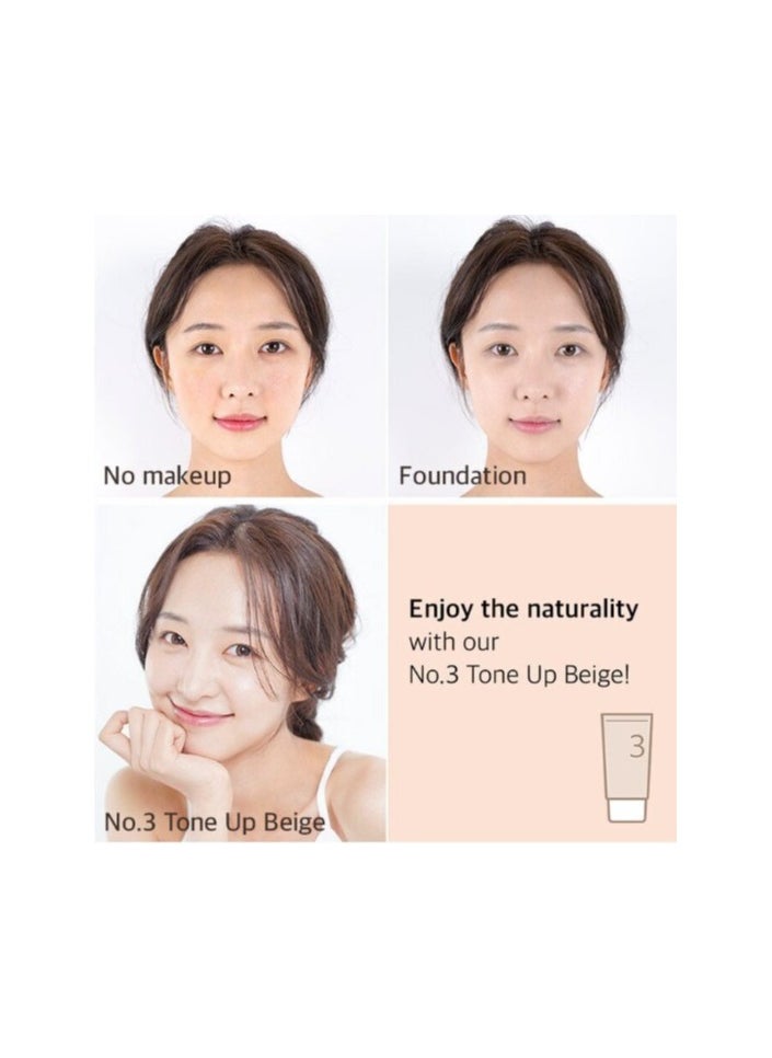 numbuzin Numbuzin No.3 Korean Sunscreen Cream | SPF50+ PA++++ Lightweight Isolation Primer with Powdery Matte Finish | Oil-Free, Non-White Cast Daily Skincare  - Image 4