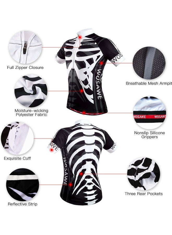 NIBEMINENT 2-Piece Cycling Jersey With Padded Shorts Set XXL - Image 2