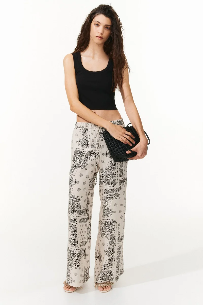 H&M Wide drawstring trousers