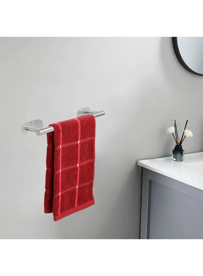 Black 3 Piece Self Adhesive Stainless Steel Towel Rack No Drill Wall Mounted - Image 5