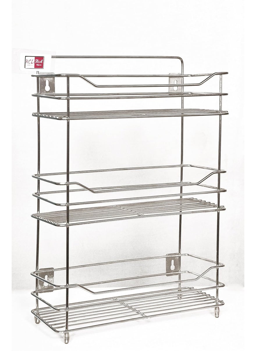 Coconut Coconut Stainless Steel Bottle Kitchen Rack - 3 Level 