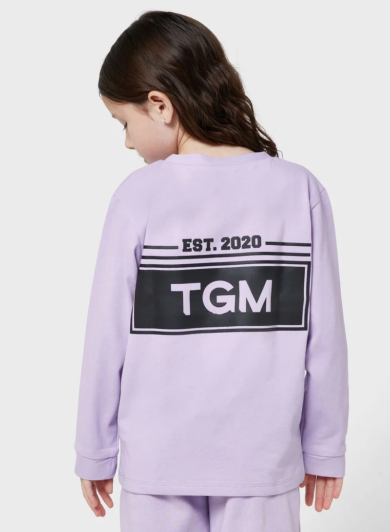 The Giving Movement Kids Essential Printed T-Shirt