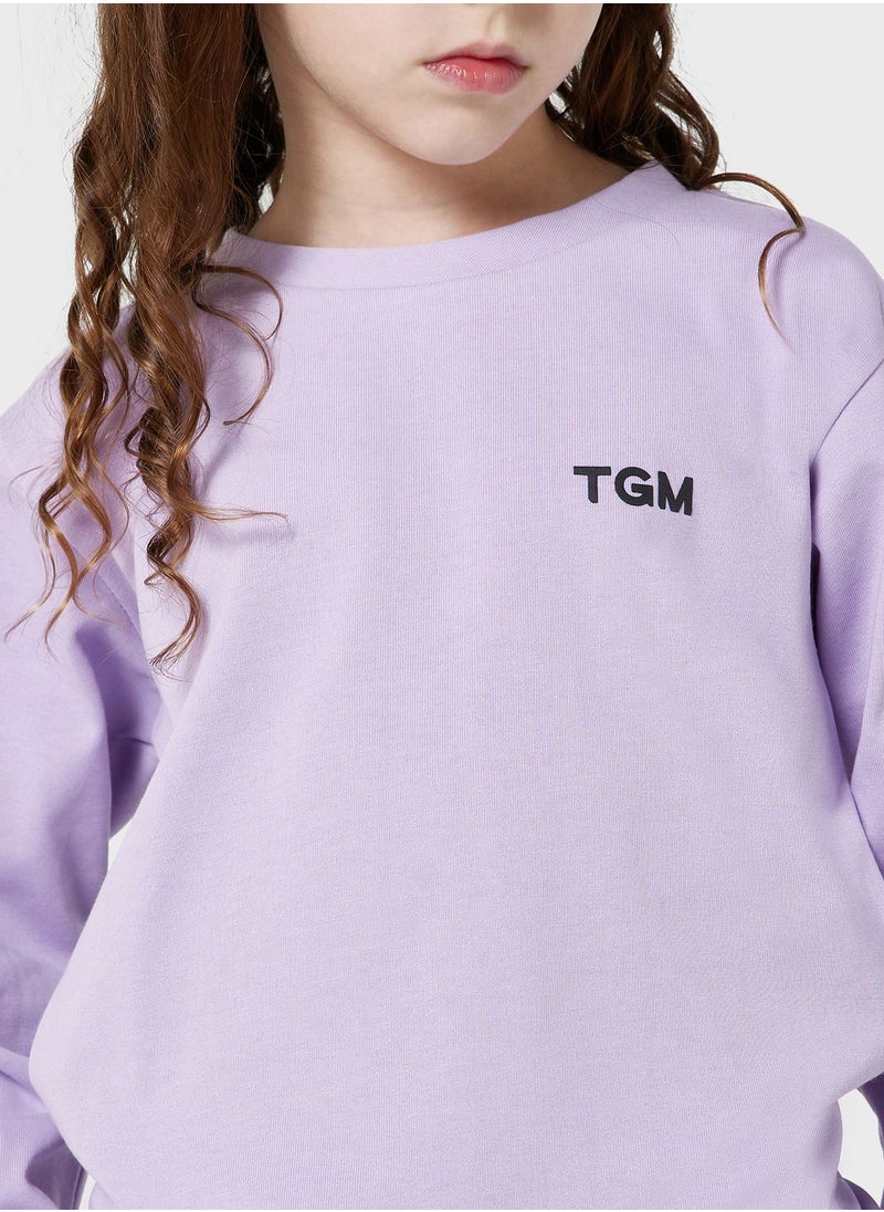 The Giving Movement - Kids Essential Printed T-Shirt - Image 1
