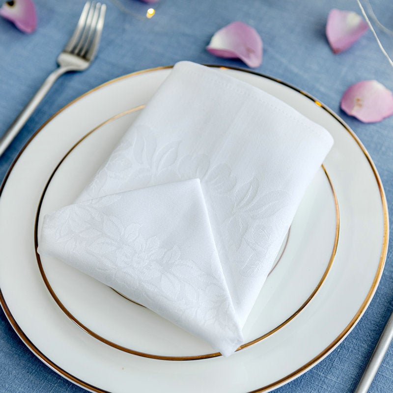 Manufacturer'S Pure Cotton Solid Color Rose Napkin, Polyester-Cotton Satin Napkin, Nordic Modern Simple Colorful Napkin - Image 5