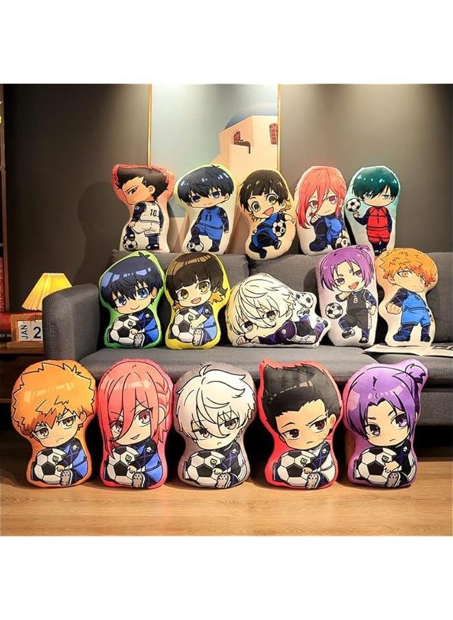 Ainme CHIGIRI HYOMA Plush Doll Pillow Soft Stuffed Plushie Figure, Cartoon Manga Back Cushion Throw Pillows Puppets Sofa Decorative Xmas Gifts  - Image 2
