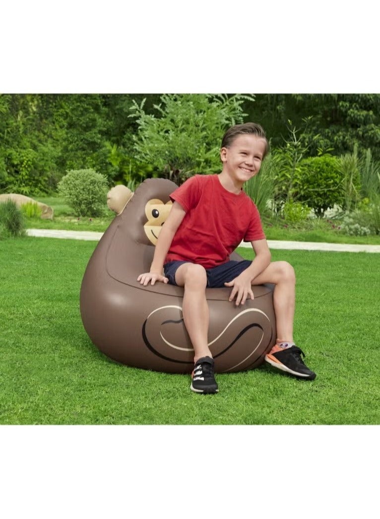 Bestway Animal Pattern Air Chair 72cm x 72cm x 64cm - Image 3