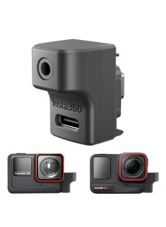 NajmStyle Insta 360 Ace Pro Mic Adapter for insta360 Ace Accessories, External Microphones Type-C and 3.5mm Audio Ports Compatible with insta360 Ace / insta360 Ace Pro  - Image 1